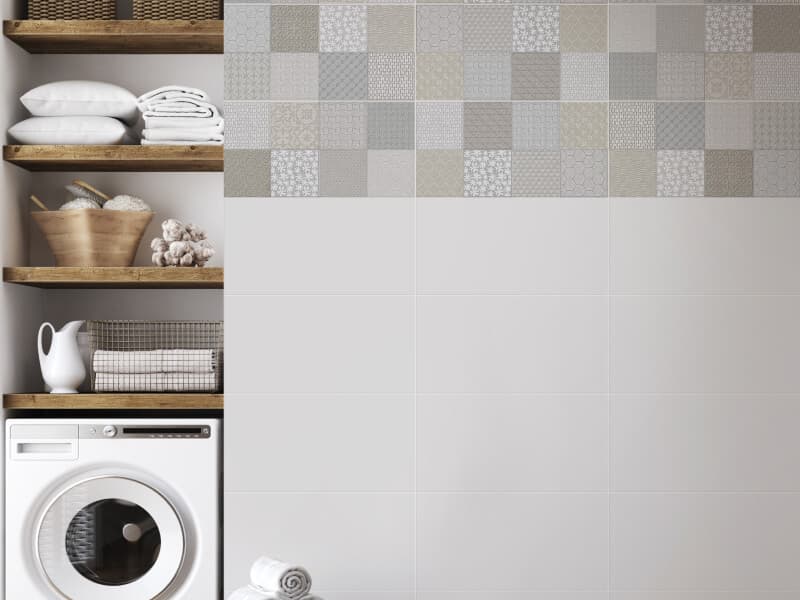 Cuarto de lavado minimalista