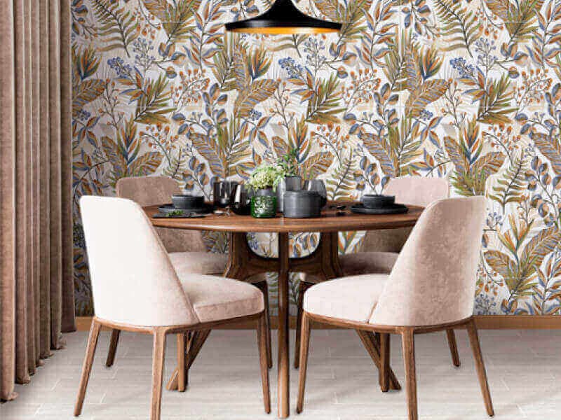 Comedor con aire natural y moderno