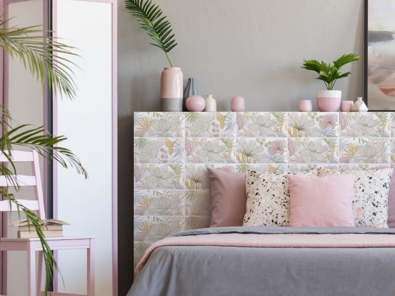 Habitación juvenil floral