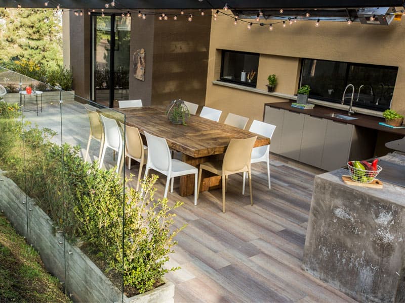 Espacio abierto rústico natural