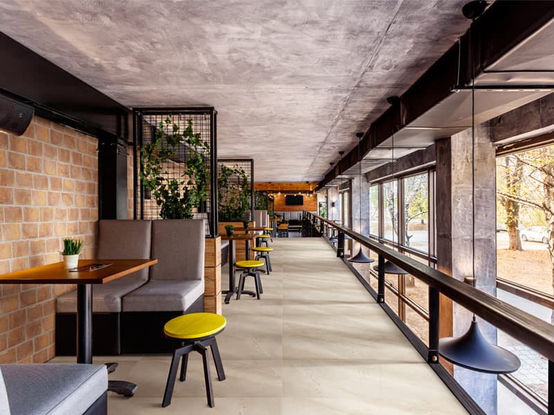 Coworking con estilo industrial