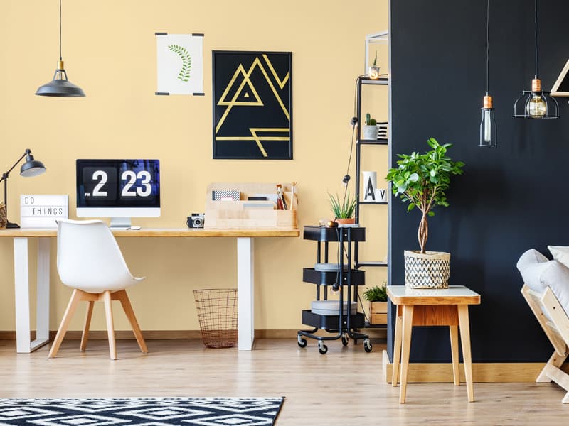 Estudio moderno en casa