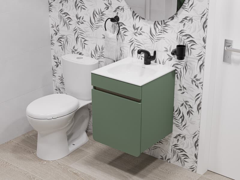 Baño privado con estilo natural