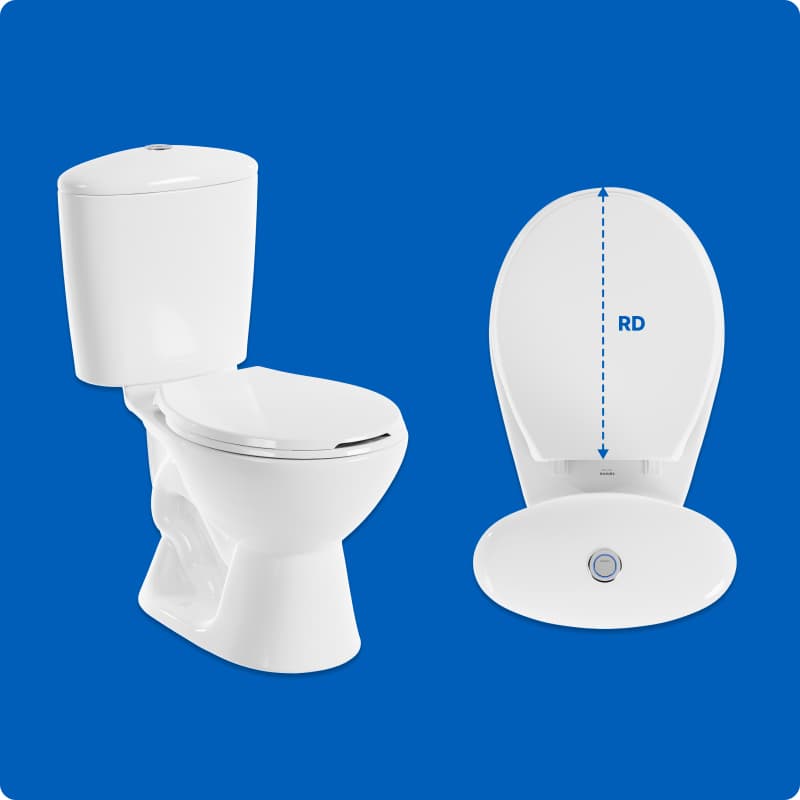 Sanitario tipo redondo