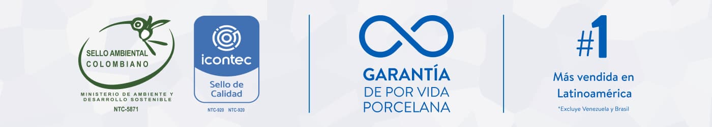 Sanitarios Corona con garantía de por vida