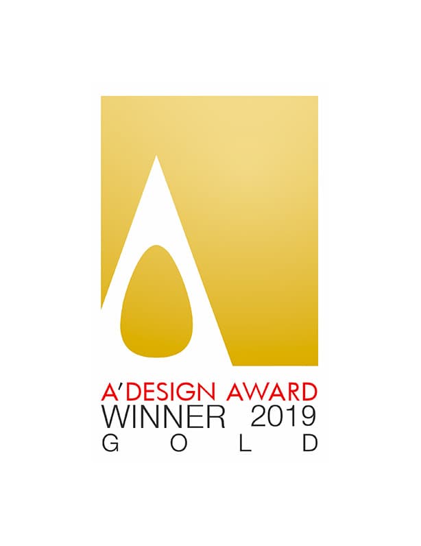 Sello premio A'Design award gold 2019