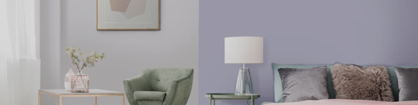 Ambiente con pinturas calidas